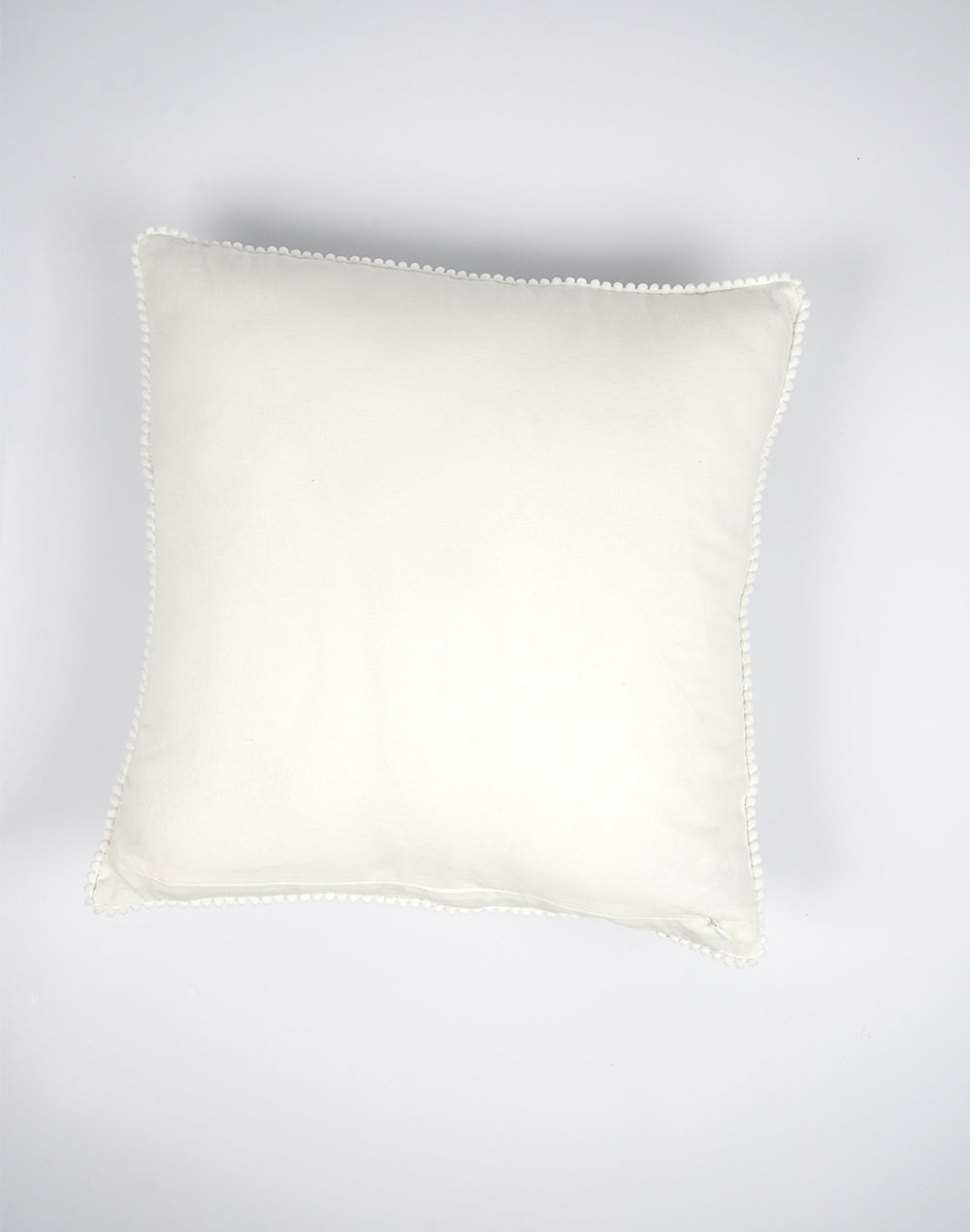 Set Of 2 - Grey Quilted Cotton Cushion Cover - 16"X16"
