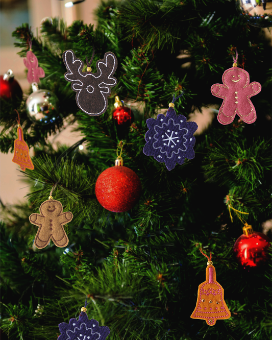 Christmas Tree Hangings Decor - Set of 5