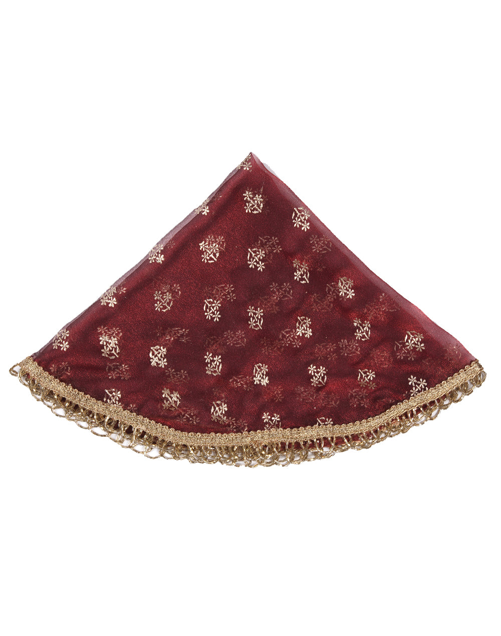 Red Gold Printed Thali Cover set of 2 | Pooja Thali Cover| Festive Thali Cover