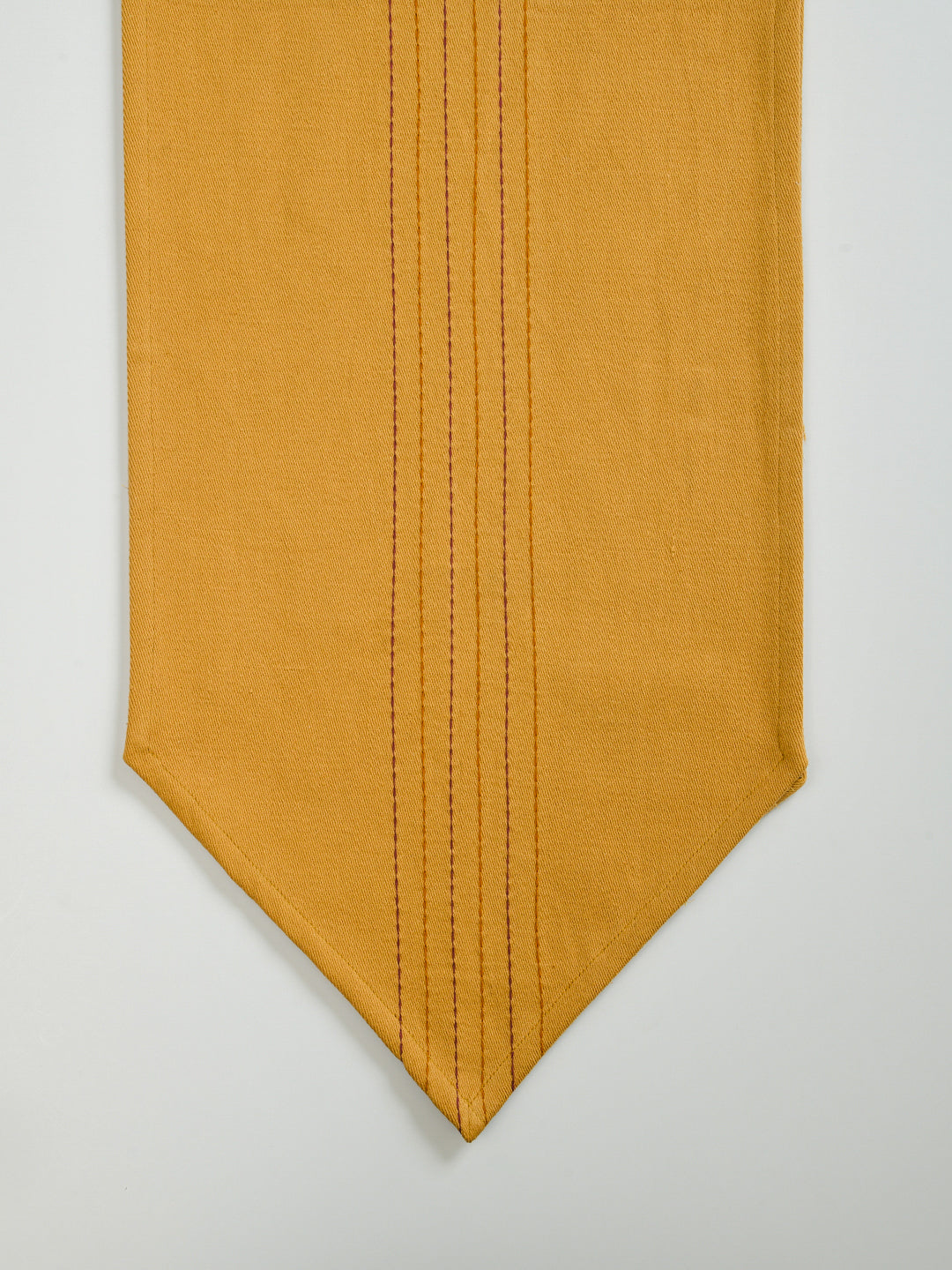 Mustard Embroidered Dining Table Runner