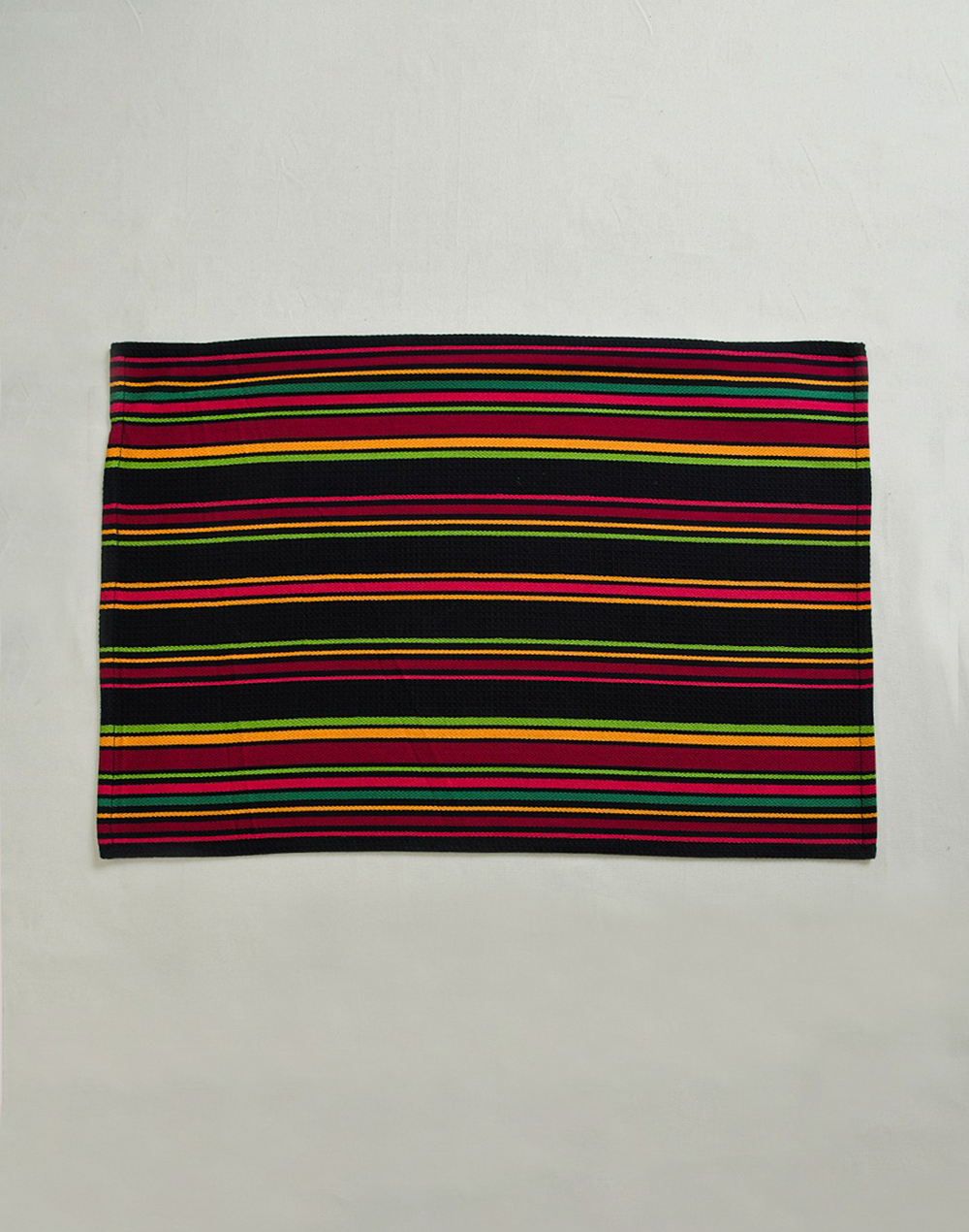 Multicolor waffle hand towels
