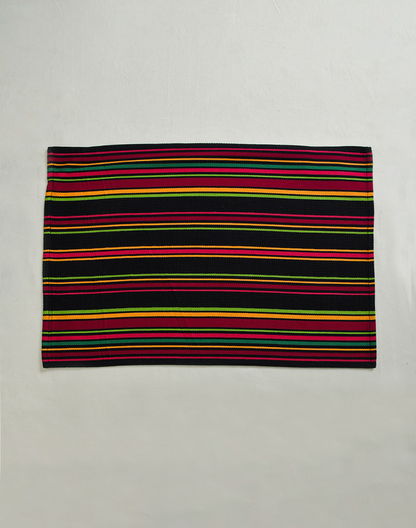 Multicolor waffle hand towels