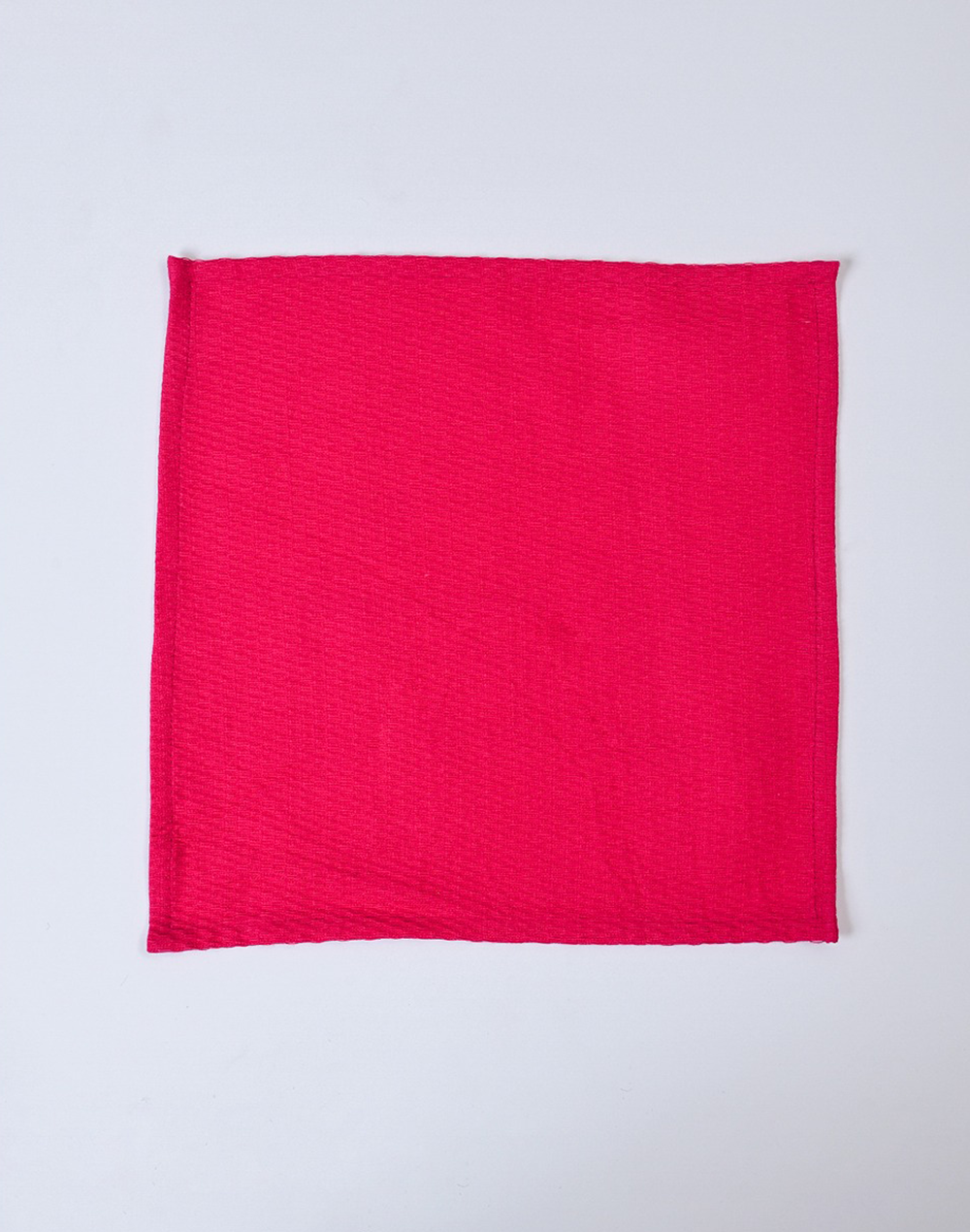 Pink Waffle Face Towel