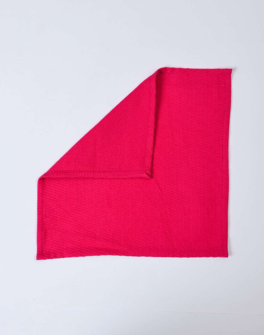 Pink Waffle Face Towel