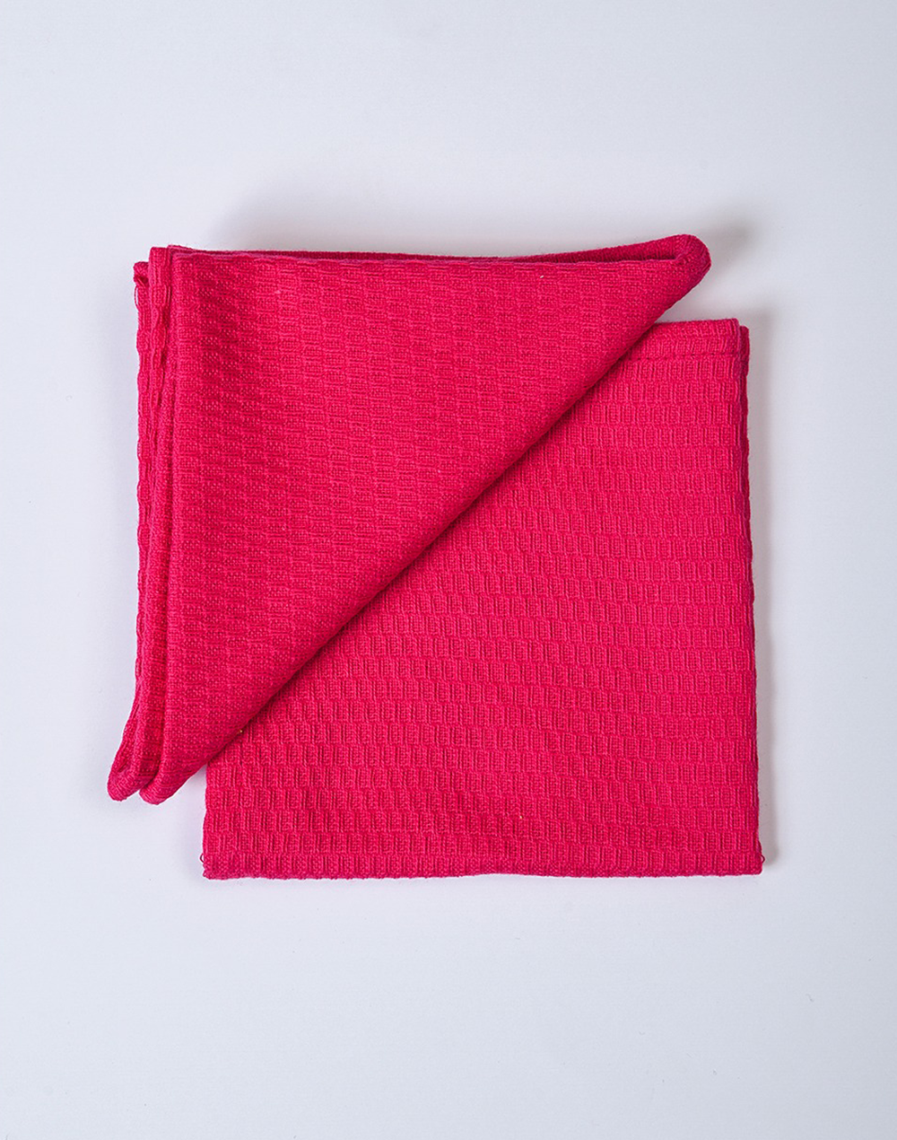 Pink Waffle Face Towel