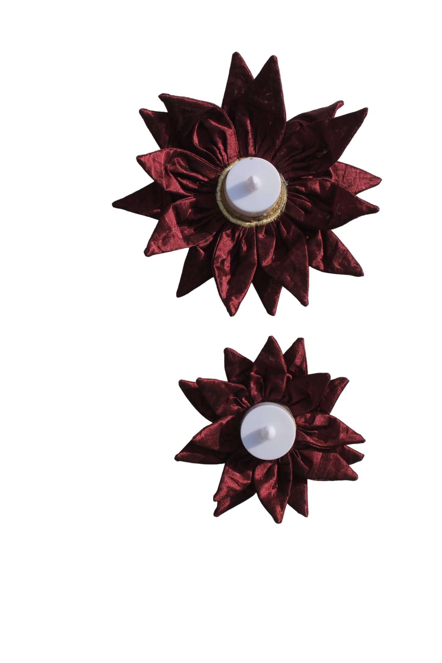 3D Flower Decorative Tea Light Holder - Set of 2