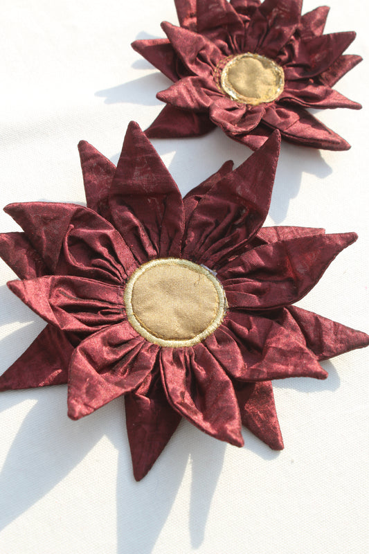 3D Flower Decorative Tea Light Holder - Set of 2