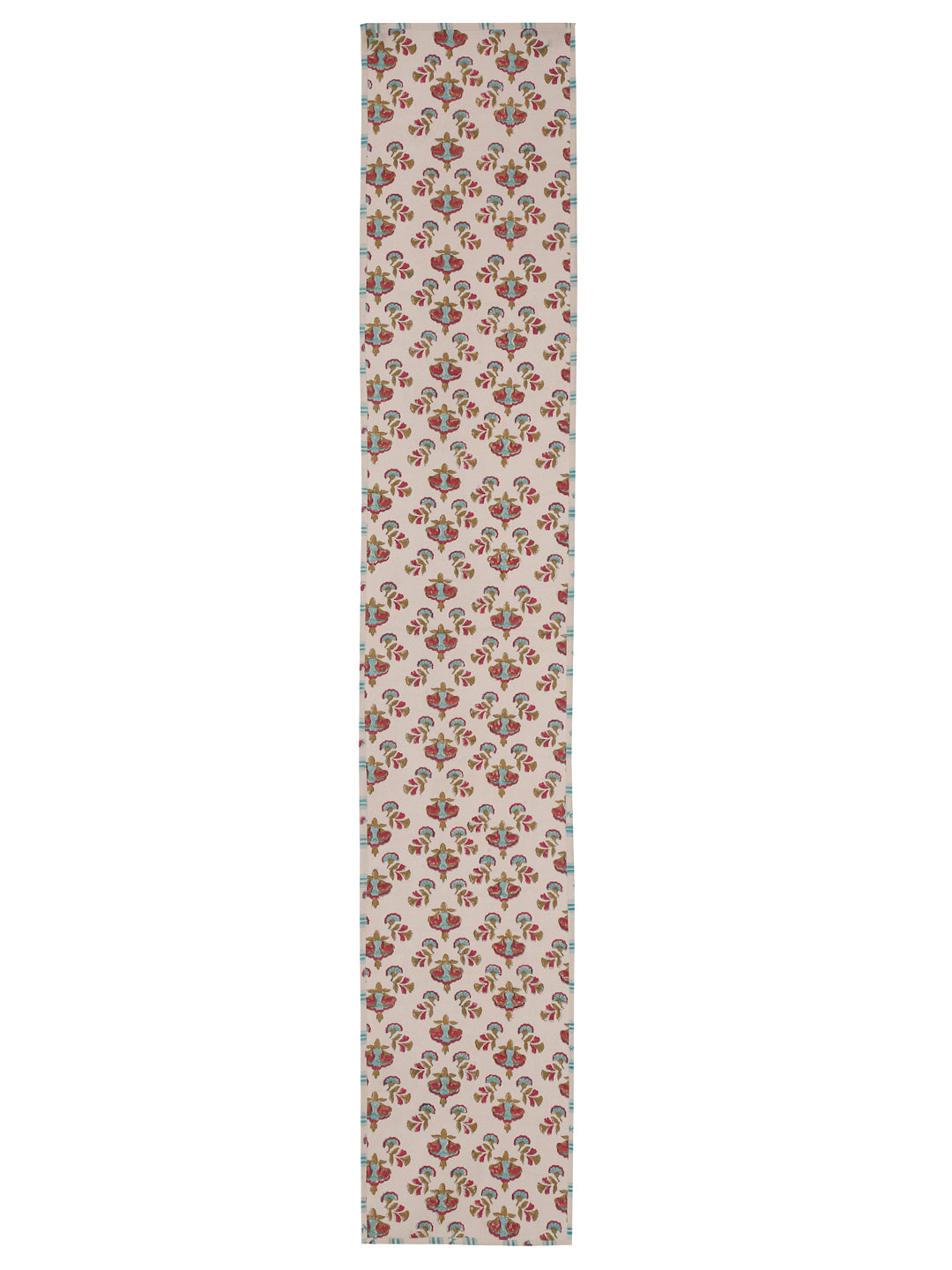 Pink Floral Decorative Reversible Table Runner
