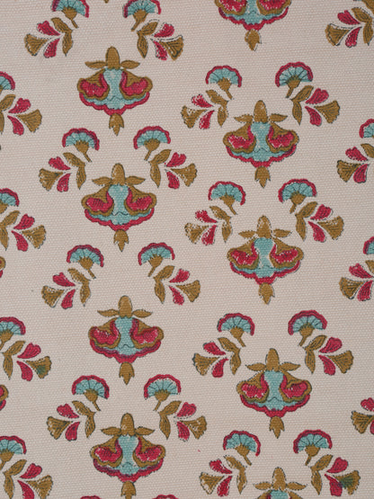 Pink Floral Decorative Reversible Table Runner