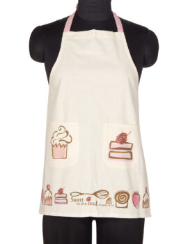 Beige Sheeting 18X22 Apron