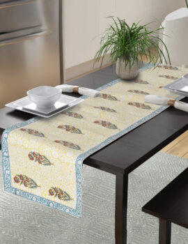 Yellow Canvas 14X70 Table Runner