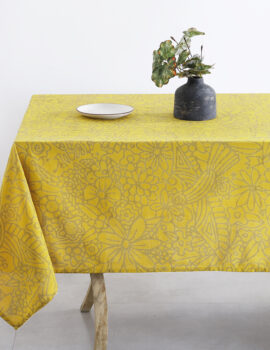 Yellow 62X100 Table Cover 1pcs