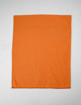 Orange Cotton Solid Plain 16×20 Inch Kitchen Towel Set Of 2