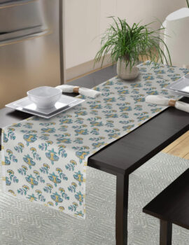 Yellow Dari 14X70 Table Runner