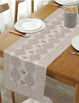 Beige Sheeting 20X70 Table Runner