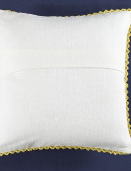 White Cushion Embroidery 16×16 Cushion Cover Single Piece