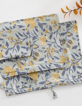 Multicolor Floral 6×5 11×9 11×14 Pouch Set Of 3