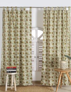 Brown Sheeting 42″X84″ Curtain Set of 2