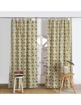 Brown Sheeting 42″X84″ Curtain Set of 2