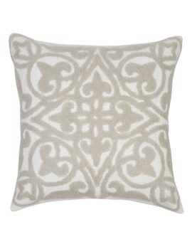 Beige Slub 18X18  Cushion Cover set of 2