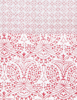 Pink Color Sheeting Fabric Floral Printed Apron Size- 26″X32″