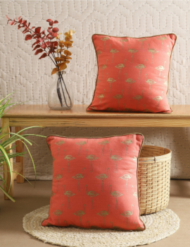 Pink Cushion Printed 16×16 Cushion Cover Single Piece