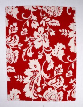 Red Cotton Floral Printed 18×26 Inch Kitchen Towel Set Of 3