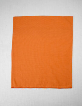 Orange Cotton Solid Plain 16×20 Inch Kitchen Towel Set Of 2