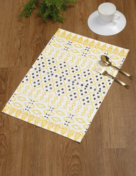 Yellow Canvas 13X19 Placemat Set of 4