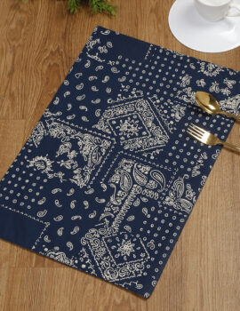 Blue Sheeting 13X19 Placemat Set of 4