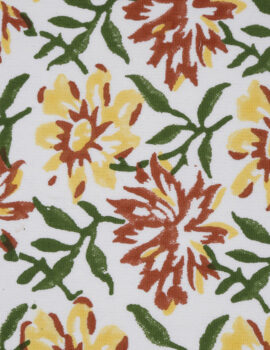 Yellow Floral Jaal Placemat Set of 4