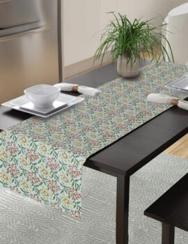 Multicolor Canvas Fabric Printed Table Runner Size- 14″X70″