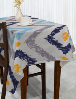 Multicolour Sheeting Fabric Printed Table Cover Size- 50