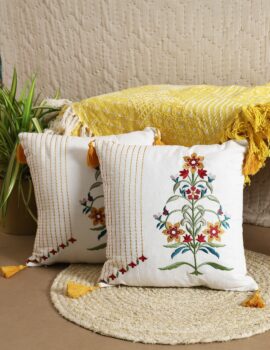 Embroidery 16×16 Cushion Cover Single Piece