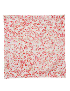 Red Jaal Cotton 12X12 Inch Set of 6 Napkin