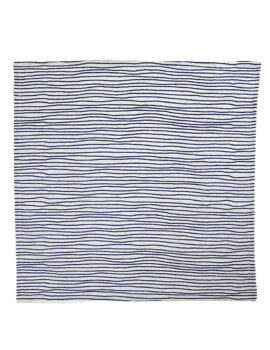 Blue Cotton Stripe Pattern 16×16 Inch Napkin Set Of 4