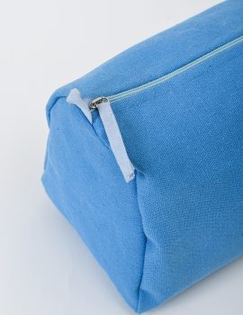 Blue cotton multipurpose pouch