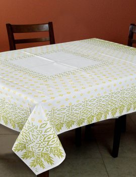 Multicolor cotton table cover